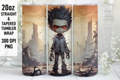 Halloween Tumbler Wrap |Halloween Zombie | Halloween PNG Product Image 1