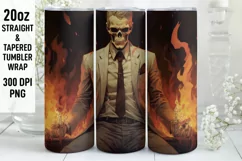 Halloween Tumbler Wrap | Halloween Skull | Halloween Product Image 1