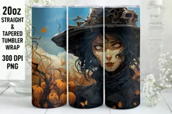 Halloween Tumbler Wrap | Tumbler Sublimation | Halloween Product Image 1