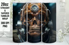 Halloween Tumbler Wrap | Halloween Zombie | Halloween PNG Product Image 1