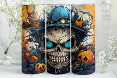 Halloween Tumbler Wrap | Tumbler Sublimation | Halloween Product Image 1