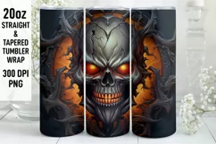 Halloween Tumbler Wrap | Tumbler Sublimation | Halloween Product Image 1