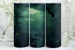 Halloween Tumbler Wrap | Tumbler Sublimation | Halloween Product Image 1