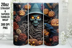 Halloween Tumbler Wrap | Tumbler Sublimation | Halloween Product Image 1
