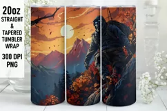 Halloween Tumbler Wrap | Tumbler Sublimation | Halloween Product Image 1
