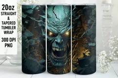 Halloween Tumbler Wrap | Tumbler Sublimation | Halloween Product Image 1