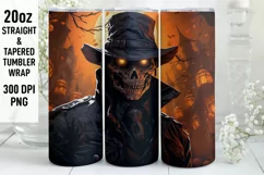 Halloween Tumbler Wrap | Tumbler Sublimation | Halloween Product Image 1