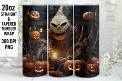 Halloween Tumbler Wrap | Tumbler Sublimation | Halloween PNG Product Image 1