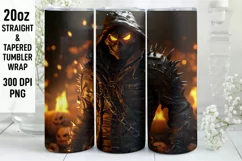 Halloween Tumbler Wrap | Halloween Ghost | Halloween PNG Product Image 1