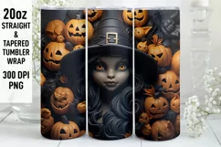 Halloween Tumbler Wrap | Halloween Witch | Halloween Product Image 1