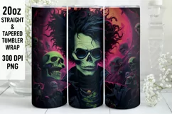 Halloween Tumbler Wrap | Halloween Skull | Halloween Product Image 1