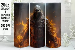Halloween Tumbler Wrap | Halloween Ghost | Halloween PNG Product Image 1