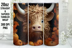 Halloween Tumbler Wrap | 3D Tumbler Sublimation | Halloween Product Image 1