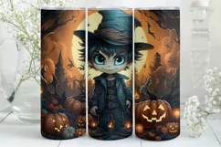 Halloween Tumbler Wrap | Tumbler Sublimation | Halloween Product Image 1