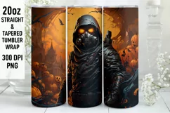 Halloween Tumbler Wrap | Tumbler Sublimation | Halloween Product Image 1