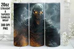 Halloween Tumbler Wrap | Halloween Ghost | Halloween PNG Product Image 1