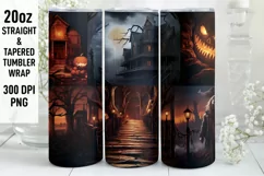 Halloween Tumbler Wrap | Tumbler Sublimation | Halloween Product Image 1