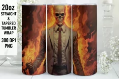 Halloween Tumbler Wrap | Halloween Skull | Halloween Product Image 1