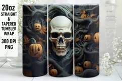 Halloween Tumbler Wrap | Tumbler Sublimation | Halloween Product Image 1