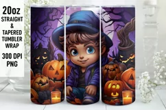 Halloween Tumbler Wrap | Tumbler Sublimation | Halloween Product Image 1