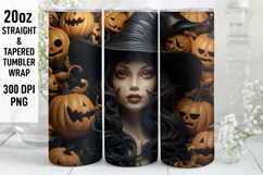 Halloween Tumbler Wrap | Halloween Witch | Halloween Product Image 1