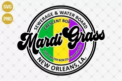 Sewerage & Water Board Mardi Gras PNG | Mardi Gras Product Image 1