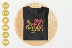 21st Birthday SVG | My 21st Birthday SVG | Birthday Product Image 1