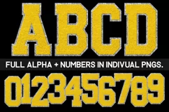 Chenille Sublimation PNG | Alphabet | Sublimation Designs Product Image 1