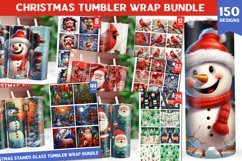 Christmas Tumbler Wrap Bundle | Christmas | Sublimation Product Image 1
