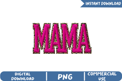 Design Mama Embroidery Png, Mama Sublimation Product Image 1