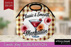 Manhattan Cocktail Lunch Bag Summer Drink Lunch Bug PNG Product Image 1