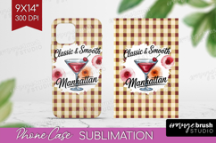 Manhattan Cocktail Phone Case PNG Summer Drink Case PNG Product Image 1
