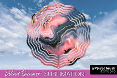 Marble Wind Spinner - Marble Texture Spinner Sublimation Product Image 1
