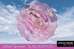 Marble Wind Spinner - Marble Texture Spinner Sublimation Product Image 1