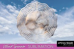 Marble Wind Spinner - Marble Texture Spinner Sublimation Product Image 1