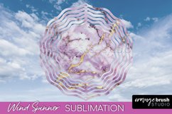 Marble Wind Spinner - Marble Texture Spinner Sublimation Product Image 1