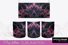 Marble Mug Wrap - 3D Marble Texture Mug Sublimation Design Product Image 1