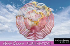 Marble Wind Spinner - Marble Texture Spinner Sublimation Product Image 1