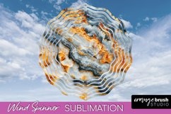 Marble Wind Spinner - Marble Texture Spinner Sublimation Product Image 1