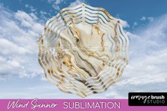 Marble Wind Spinner - Marble Texture Spinner Sublimation Product Image 1