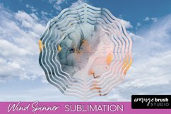 Marble Wind Spinner - Marble Texture Spinner Sublimation Product Image 1