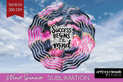 Inspirational Quote Wind Spinner Sublimation PNG - Marble Product Image 1