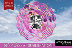 Inspirational Quote Wind Spinner Sublimation PNG - Marble Product Image 1