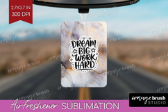 Inspirational Quote Air Freshener PNG - Marble Texture PNG Product Image 1