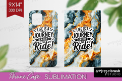 Inspirational Quote Phone Case PNG - Marble Texture Case PNG Product Image 1