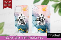 Inspirational Quote Phone Case PNG - Marble Texture Case PNG Product Image 1