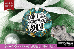 Inspirational Quote Ornament PNG - Marble Texture PNG Product Image 1