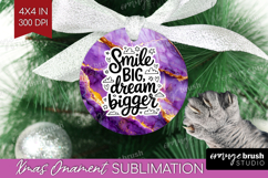 Inspirational Quote Ornament PNG - Marble Texture PNG Product Image 1