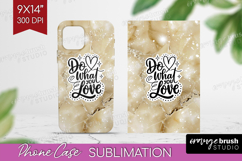 Inspirational Quote Phone Case PNG - Marble Texture Case PNG Product Image 1