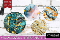 Marble Texture Keychain PNG - Stone Texture Keychain Product Image 1